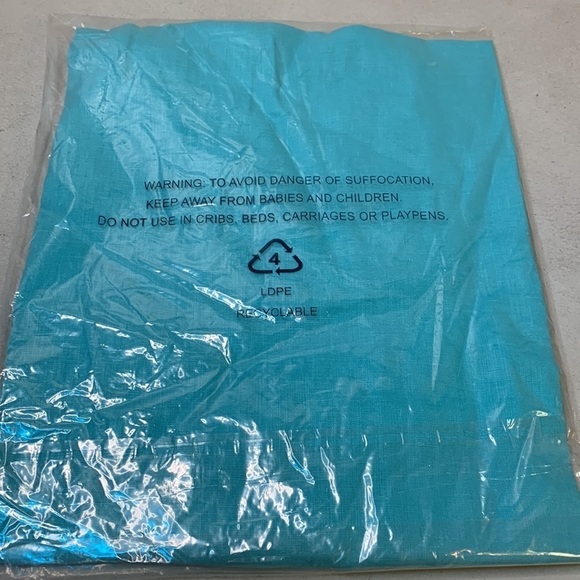 Hiho Bananakeet Linen Dress Capri Turquoise Blue Large NWT - Picture 5 of 9